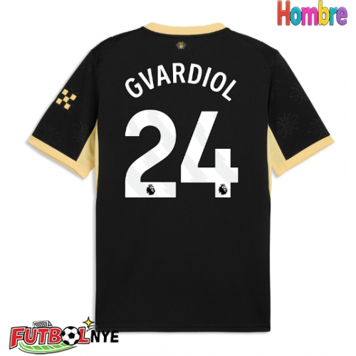 Camiseta Manchester City Josko Gvardiol #24 Visitante Equipación 2026-27 manga corta